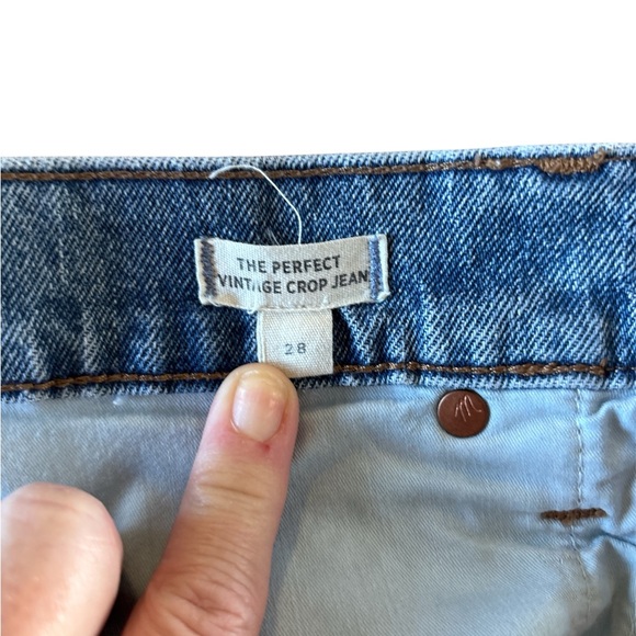Madewell The Perfect Vintage Crop Jeans - Picture 7 of 7